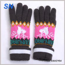 Großhandelsart und weise stricken Dame Winter Handschuh China Lieferanten